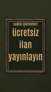 Ücretsiz ilan yayınla