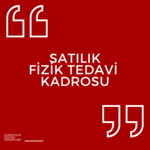 satılık fizik tedavi kadrosu